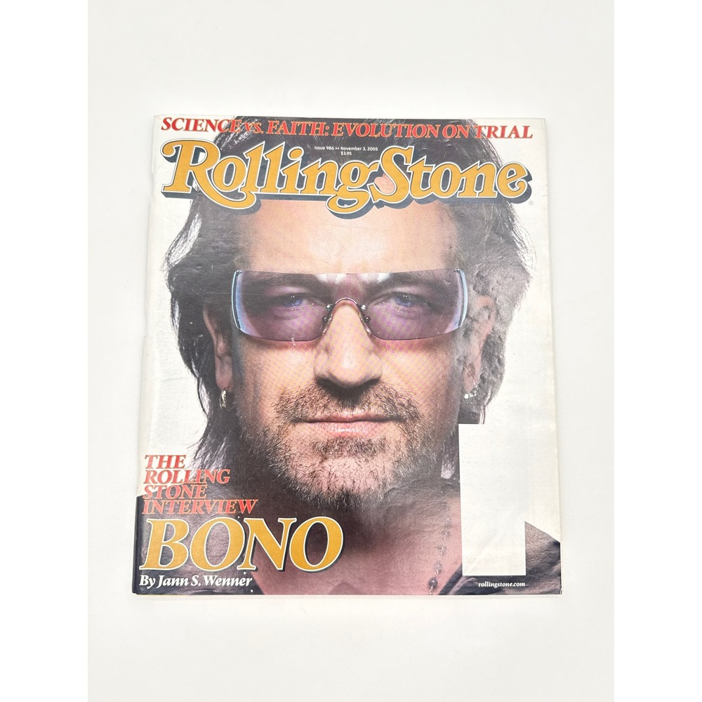 Rolling Stone Magazine Issue 986 November 3 2005 Bono U2 Interview Science Faith